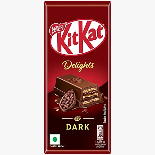 Nestle KitKat Delights Dark Coated Wafer, 50 g